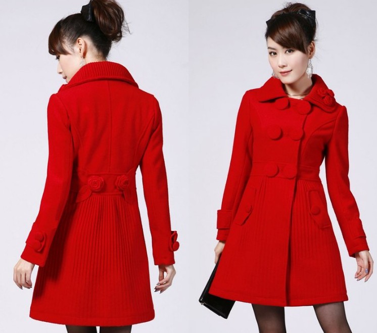 Red Ladies Coats - Coat Nj