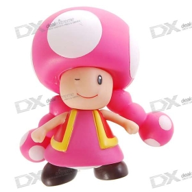 Cute Mario Figure Display Toy Toadette Pink SKU – Wholesale Cute Mario ...