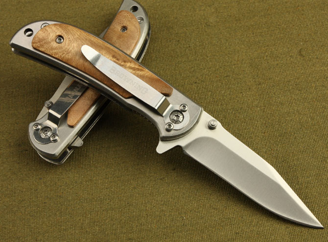 Browning Folding Knife Handle Outdoor Knife 338 – Wholesale Browning ...